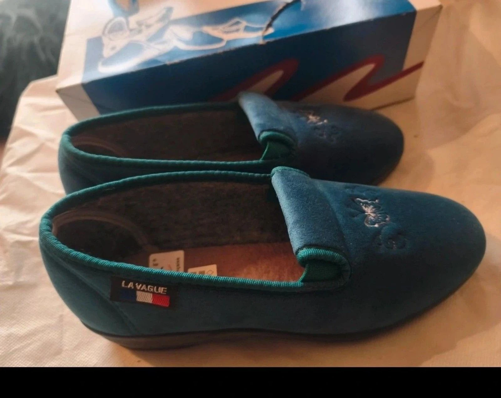 Zapatillas de casa La Vague - Nuevas - Talla 36 - Hechas en Francia